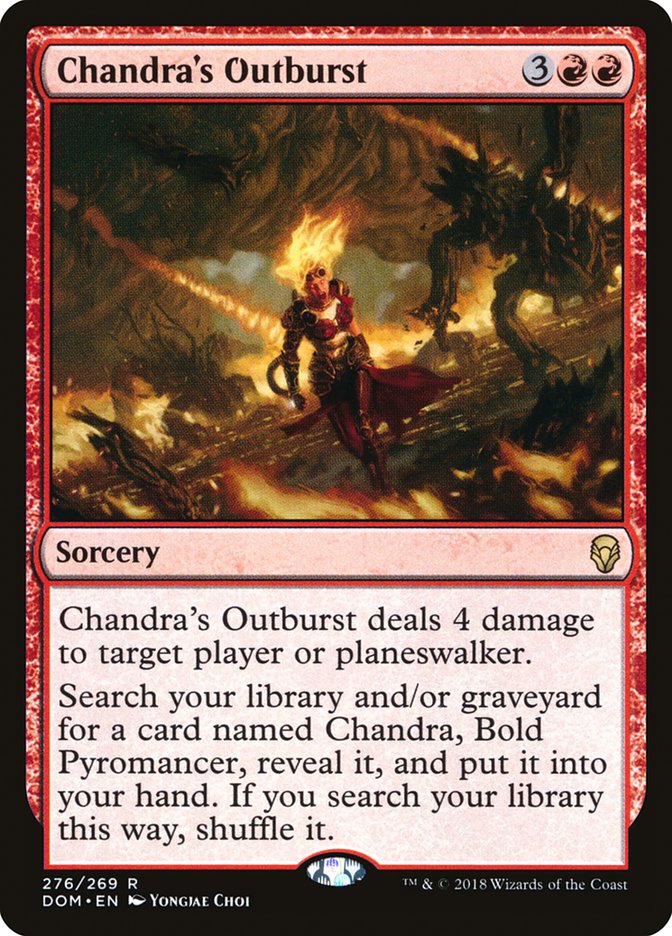 Chandra's Outburst [Dominaria] - Magic: The Gathering - Card Brawlers | Quebec | Canada |
