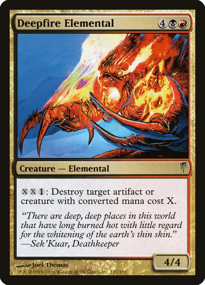 Deepfire Elemental [Coldsnap] - Magic: The Gathering - Card Brawlers | Quebec | Canada |