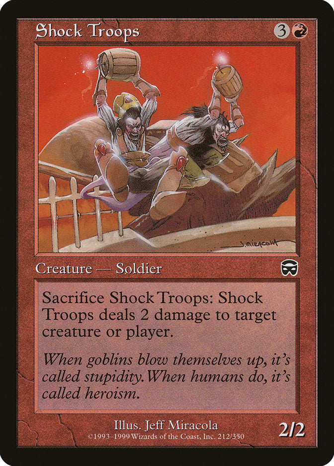 Shock Troops [Mercadian Masques] - Magic: The Gathering - Card Brawlers | Quebec | Canada |