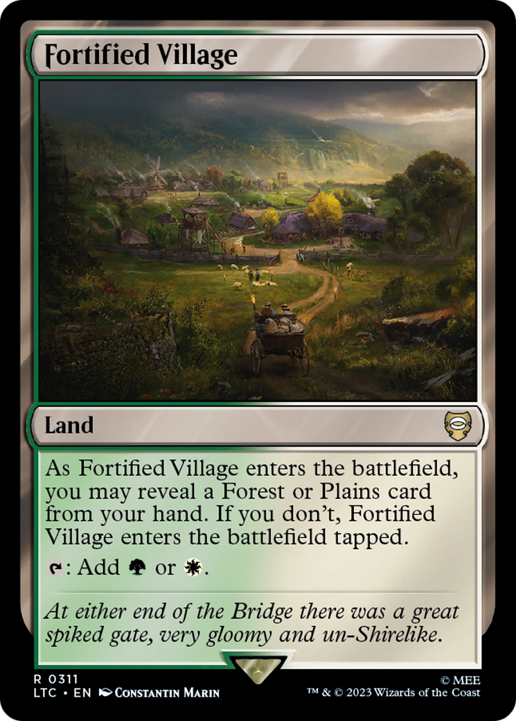 Fortified Village [The Lord of the Rings: Tales of Middle-Earth Commander] - Magic: The Gathering - Card Brawlers | Quebec | Canada |