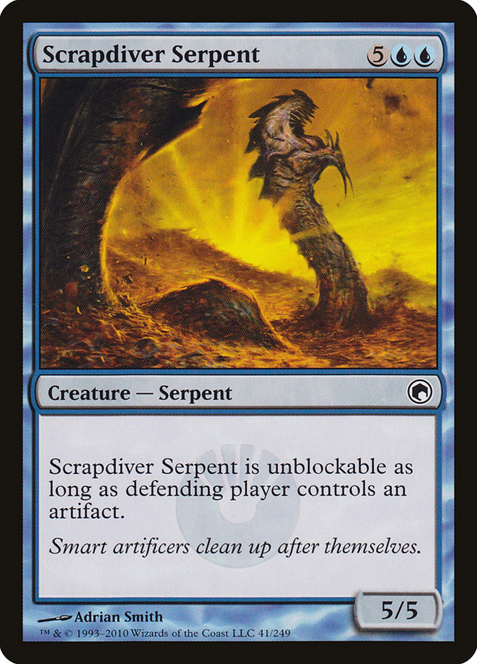 Scrapdiver Serpent [Scars of Mirrodin] - Magic: The Gathering - Card Brawlers | Quebec | Canada |