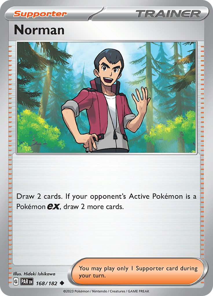 Norman (168/182) [Scarlet & Violet: Paradox Rift] - Pokémon - Card Brawlers | Quebec | Canada |