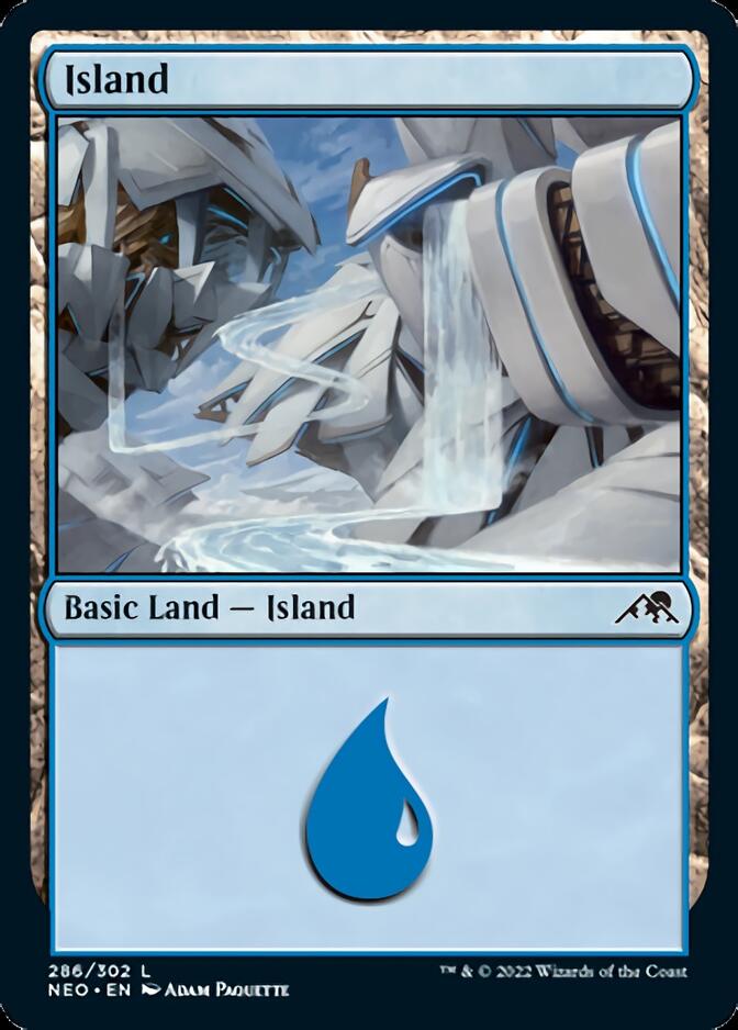 Island (286) [Kamigawa: Neon Dynasty] - Magic: The Gathering - Card Brawlers | Quebec | Canada |