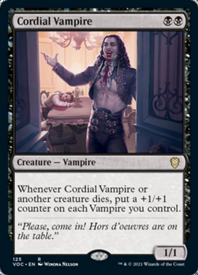 Cordial Vampire [Innistrad: Crimson Vow Commander] - Magic: The Gathering - Card Brawlers | Quebec | Canada |