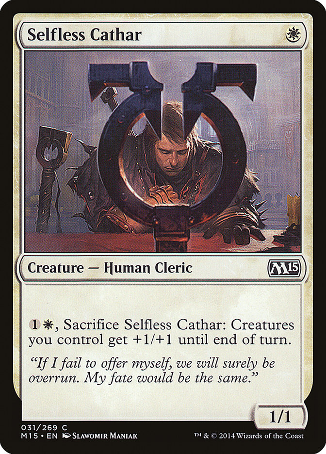 Selfless Cathar [Magic 2015] - Magic: The Gathering - Card Brawlers | Quebec | Canada |