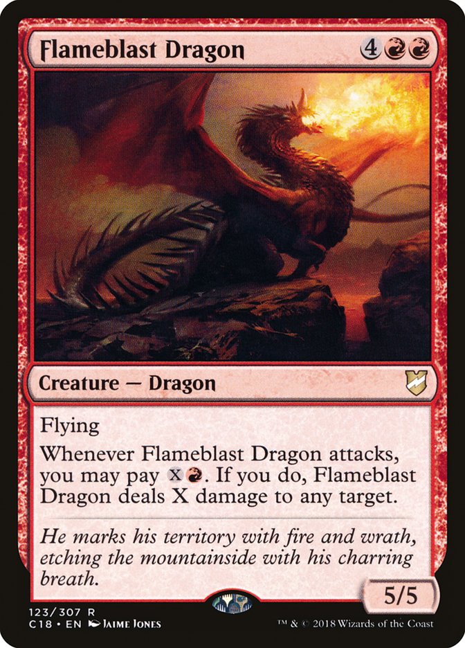 Flameblast Dragon [Commander 2018] - Magic: The Gathering - Card Brawlers | Quebec | Canada |