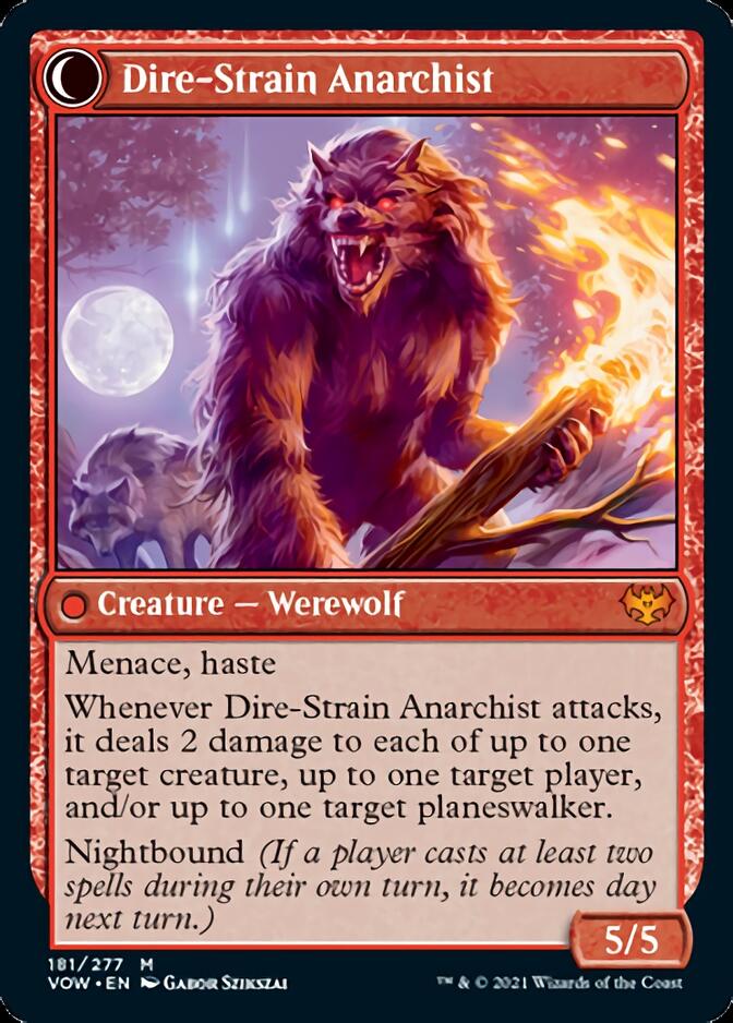 Volatile Arsonist // Dire-Strain Anarchist [Innistrad: Crimson Vow] - Magic: The Gathering - Card Brawlers | Quebec | Canada |