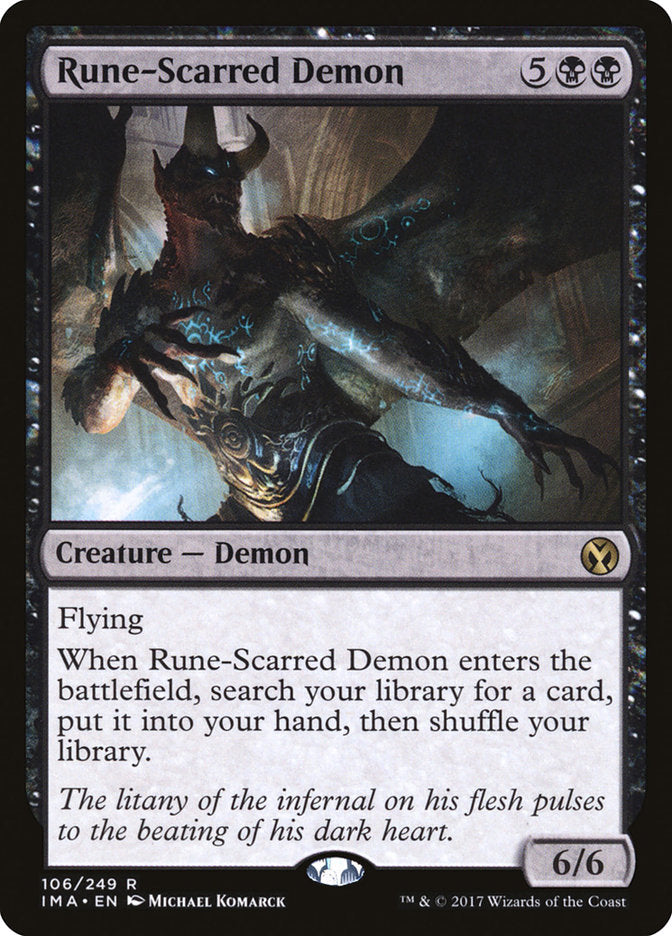 Rune-Scarred Demon [Iconic Masters] - Magic: The Gathering - Card Brawlers | Quebec | Canada |