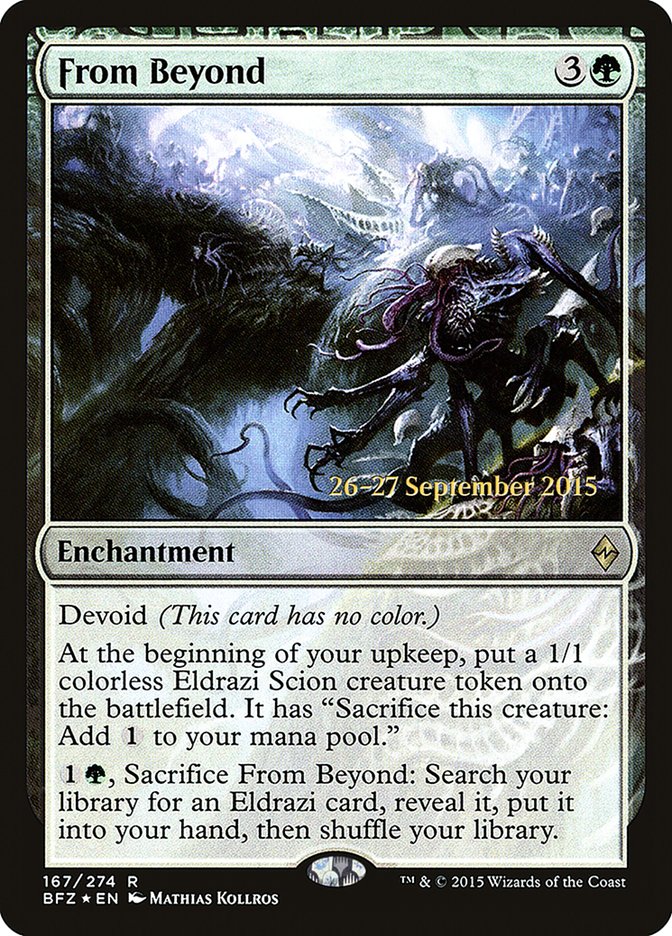 From Beyond [Battle for Zendikar Prerelease Promos] - Magic: The Gathering - Card Brawlers | Quebec | Canada |