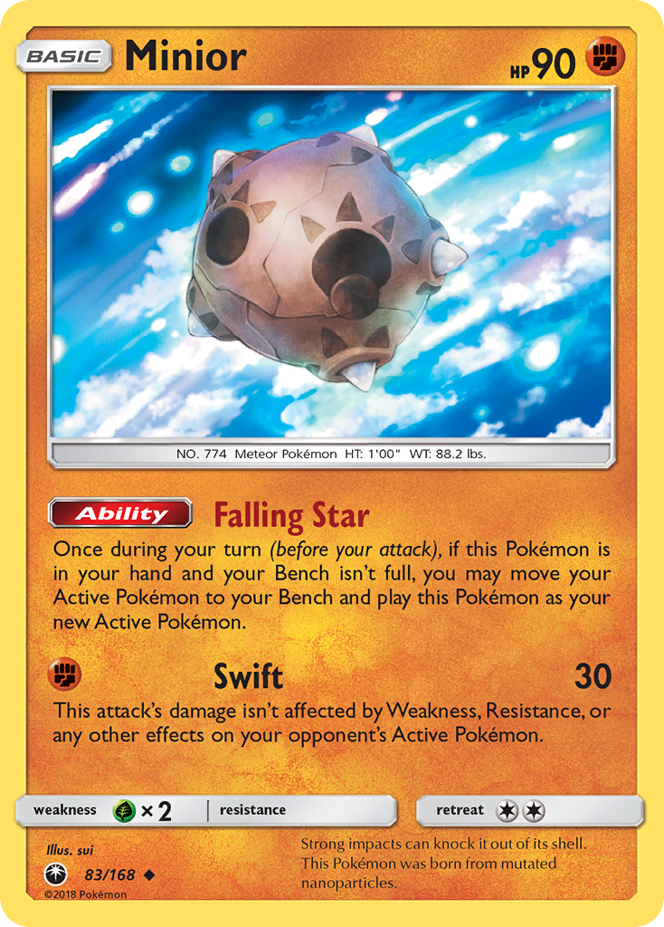 Minior (83/168) [Sun & Moon: Celestial Storm] - Pokémon - Card Brawlers | Quebec | Canada |