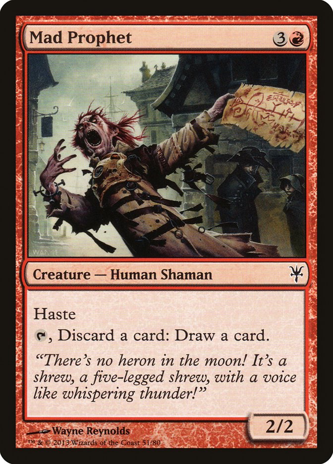 Mad Prophet [Duel Decks: Sorin vs. Tibalt] - Magic: The Gathering - Card Brawlers | Quebec | Canada |