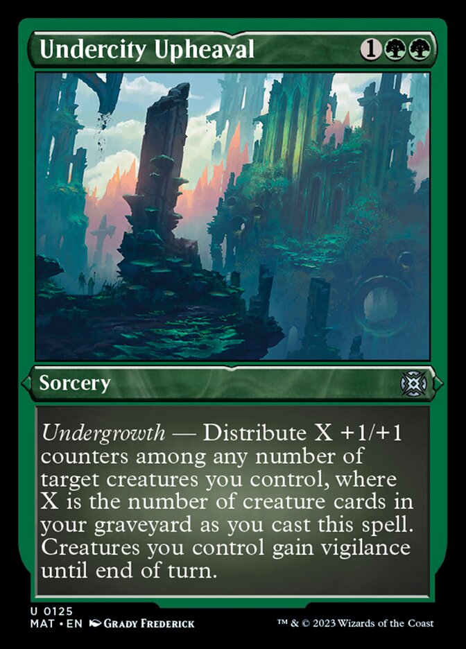 Undercity Upheaval (Foil Etched) [March of the Machine: The Aftermath] - Magic: The Gathering - Card Brawlers | Quebec | Canada |