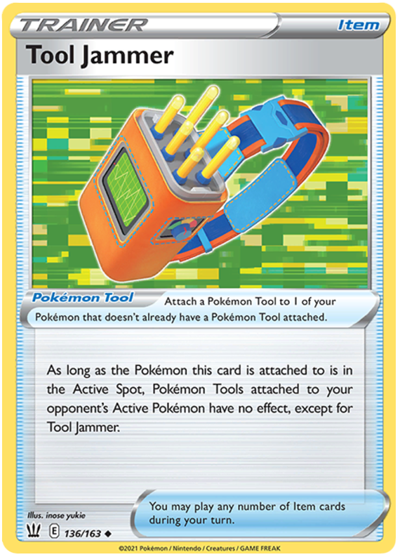 Tool Jammer (136/163) [Sword & Shield: Battle Styles] - Pokémon - Card Brawlers | Quebec | Canada |