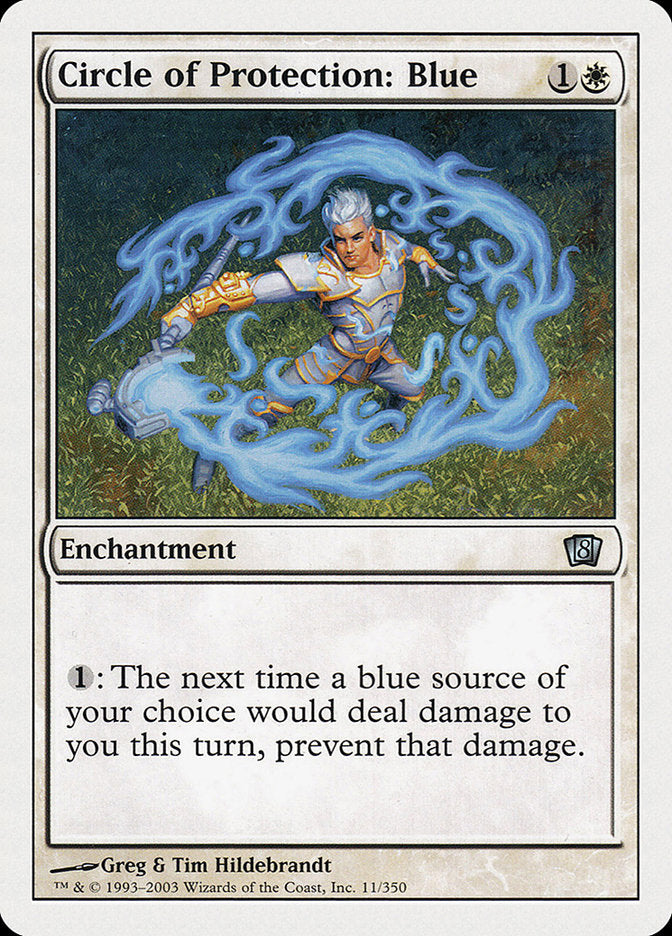 Circle of Protection: Blue [Eighth Edition] - Magic: The Gathering - Card Brawlers | Quebec | Canada |