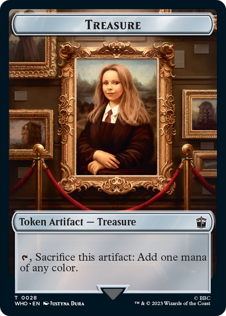 Warrior // Treasure (0028) Double-Sided Token [Doctor Who Tokens] - Magic: The Gathering - Card Brawlers | Quebec | Canada |