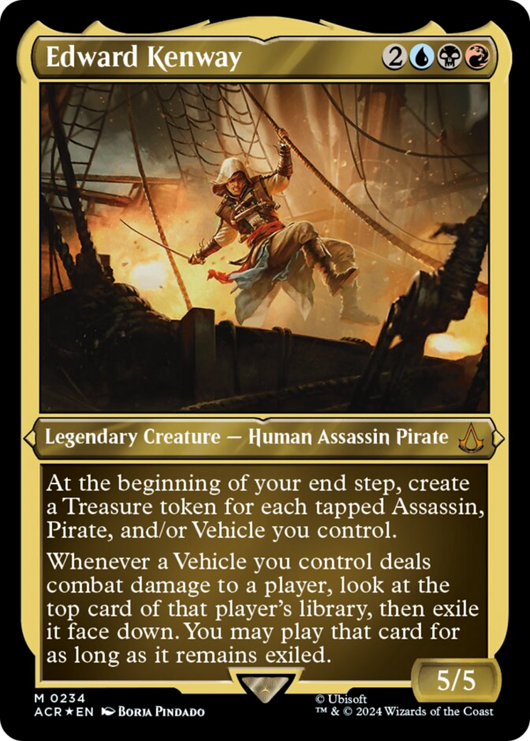 Edward Kenway (Foil Etched) [Assassin's Creed] - Magic: The Gathering - Card Brawlers | Quebec | Canada |