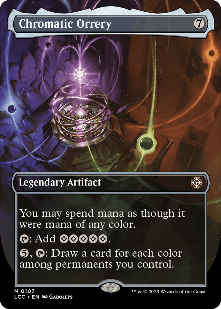 Chromatic Orrery (Borderless) [The Lost Caverns of Ixalan Commander] - Magic: The Gathering - Card Brawlers | Quebec | Canada |