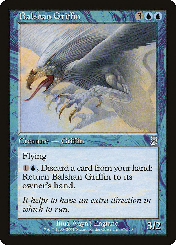 Balshan Griffin [Odyssey] - Magic: The Gathering - Card Brawlers | Quebec | Canada |