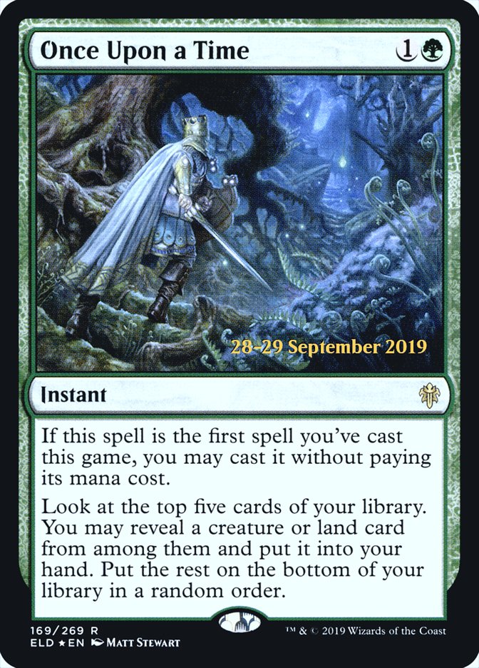 Once Upon a Time [Throne of Eldraine Prerelease Promos] - Magic: The Gathering - Card Brawlers | Quebec | Canada |
