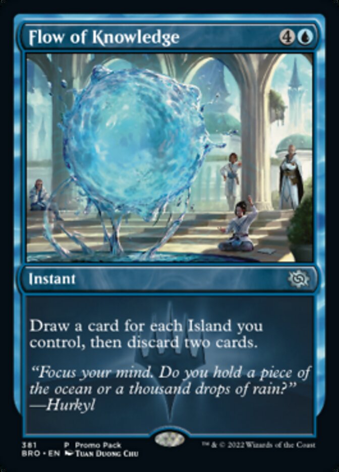 Flow of Knowledge (Promo Pack) [The Brothers' War Promos] - Magic: The Gathering - Card Brawlers | Quebec | Canada |