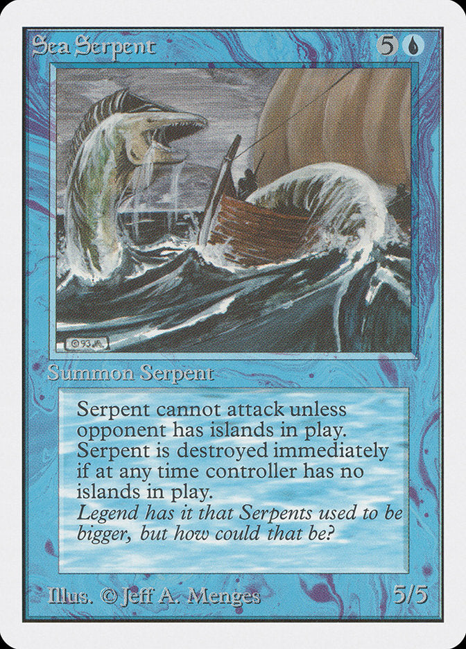 Sea Serpent [Unlimited Edition] - Magic: The Gathering - Card Brawlers | Quebec | Canada |