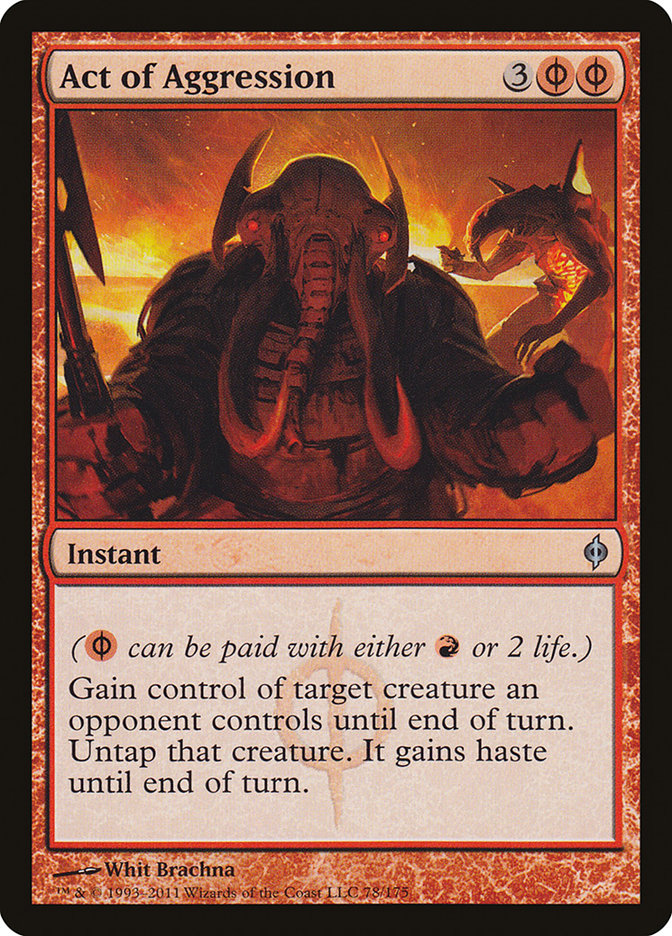Act of Aggression [New Phyrexia] - Magic: The Gathering - Card Brawlers | Quebec | Canada |