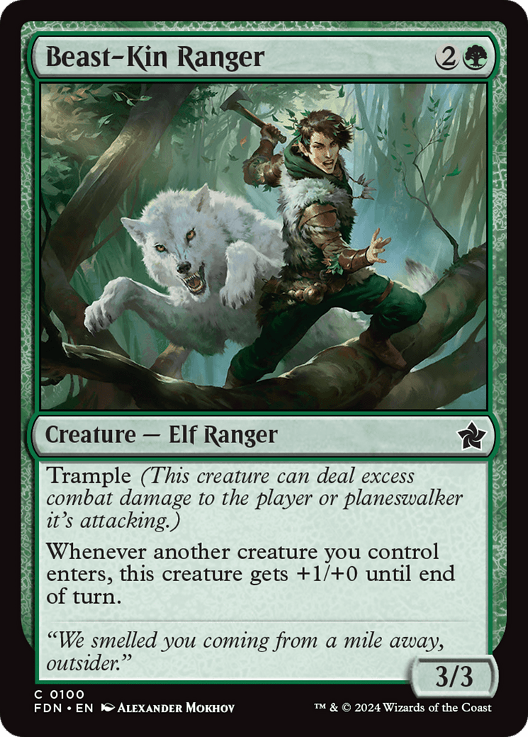 Beast - Kin Ranger [Foundations] - Card Brawlers