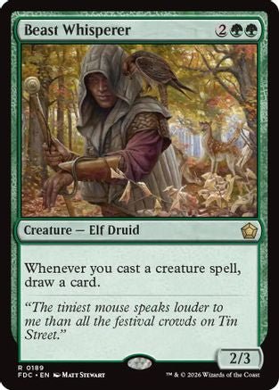 Beast Whisperer (FDC-189) - Commander: Foundations - Card Brawlers