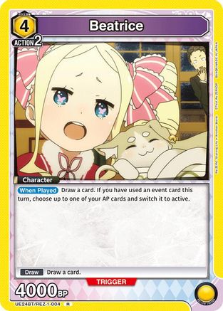 Beatrice (004) (UE24BT/REZ-1-004) - UE24BT ReZERO Starting Life in Another World Foil - Card Brawlers