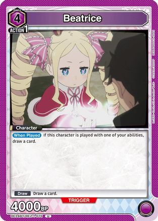 Beatrice (075) (UE24BT/REZ-1-075) - UE24BT ReZERO Starting Life in Another World - Card Brawlers