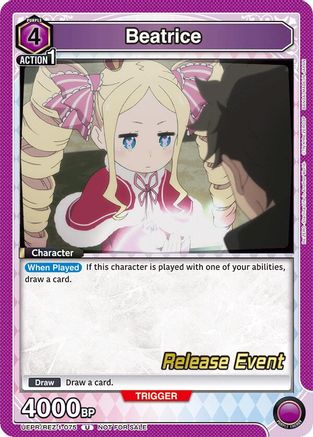 Beatrice (075) (UEPR/REZ-1-075) - UE24BT ReZERO Starting Life in Another World Release Event Cards - Card Brawlers