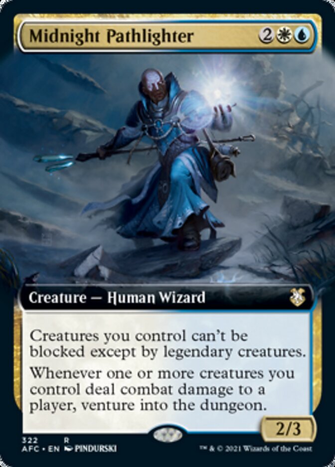 Midnight Pathlighter (Extended Art) [Dungeons & Dragons: Adventures in the Forgotten Realms Commander] - Magic: The Gathering - Card Brawlers | Quebec | Canada |