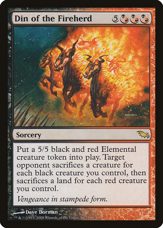 Din of the Fireherd [Shadowmoor] - Magic: The Gathering - Card Brawlers | Quebec | Canada |