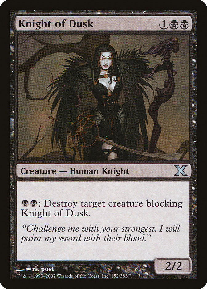 Knight of Dusk [Tenth Edition] - Magic: The Gathering - Card Brawlers | Quebec | Canada |