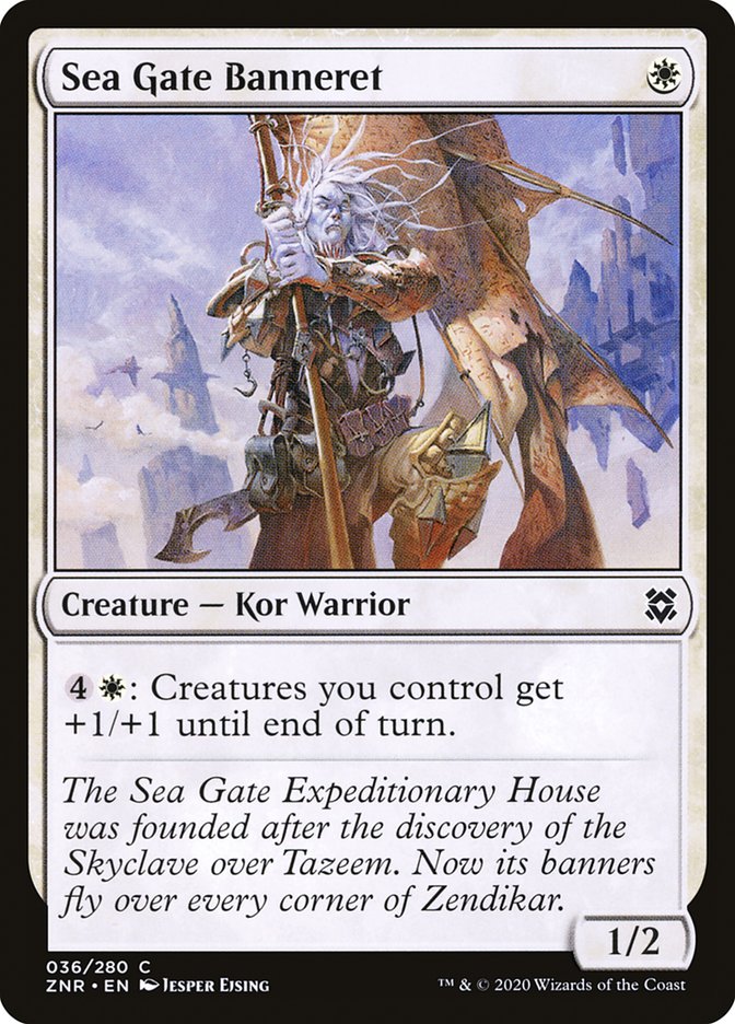 Sea Gate Banneret [Zendikar Rising] - Magic: The Gathering - Card Brawlers | Quebec | Canada |