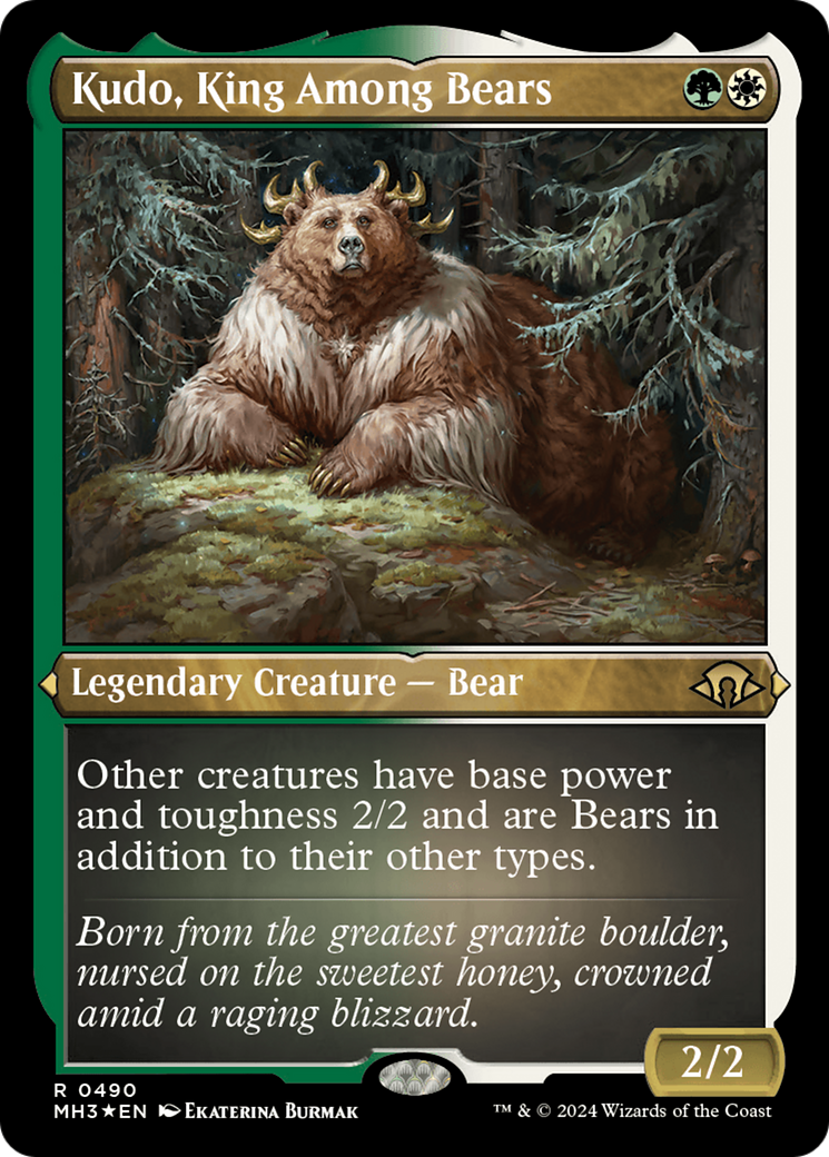 Kudo, King Among Bears (Foil Etched) [Modern Horizons 3] - Magic: The Gathering - Card Brawlers | Quebec | Canada |