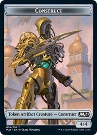 Construct // Soldier Double-Sided Token [Core Set 2021 Tokens] - Magic: The Gathering - Card Brawlers | Quebec | Canada |