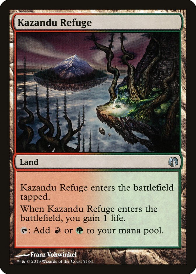 Kazandu Refuge [Duel Decks: Heroes vs. Monsters] - Magic: The Gathering - Card Brawlers | Quebec | Canada |
