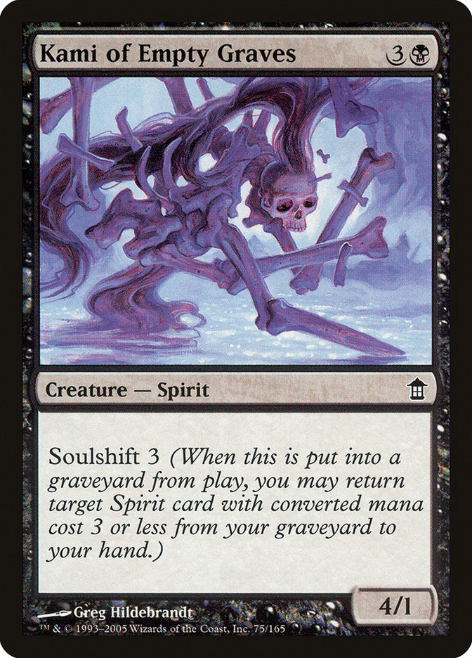 Kami of Empty Graves [Saviors of Kamigawa] - Magic: The Gathering - Card Brawlers | Quebec | Canada |