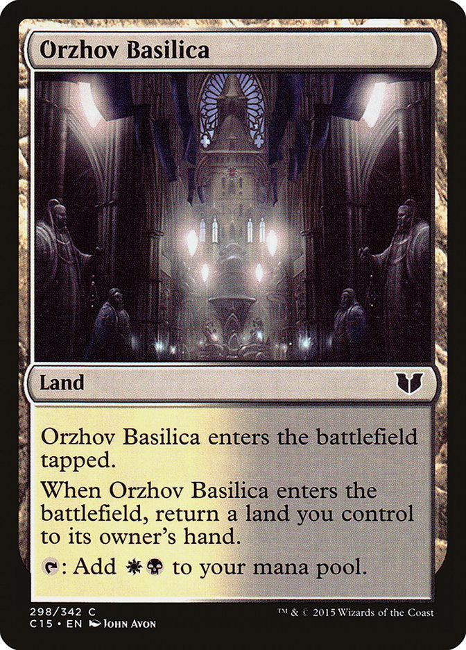Orzhov Basilica [Commander 2015] - Magic: The Gathering - Card Brawlers | Quebec | Canada |