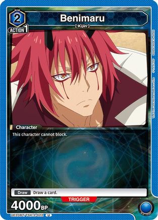 Benimaru (022) (UE20BT/TSK-2-022) - UE20BT That Time I Got Reincarnated as a Slime - Card Brawlers