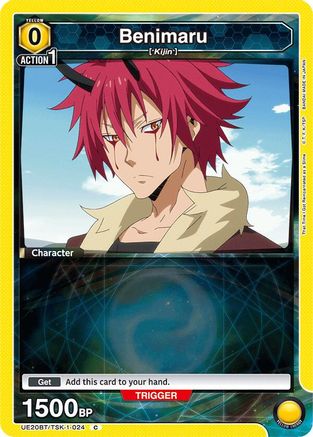 Benimaru (024) (UE20BT/TSK-1-024) - UE20BT That Time I Got Reincarnated as a Slime - Card Brawlers