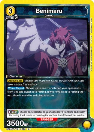 Benimaru (026) (UE20BT/TSK-1-026) - UE20BT That Time I Got Reincarnated as a Slime Foil - Card Brawlers