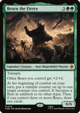 Beorn the Fierce (HOB-119) - The Hobbit Foil - Card Brawlers