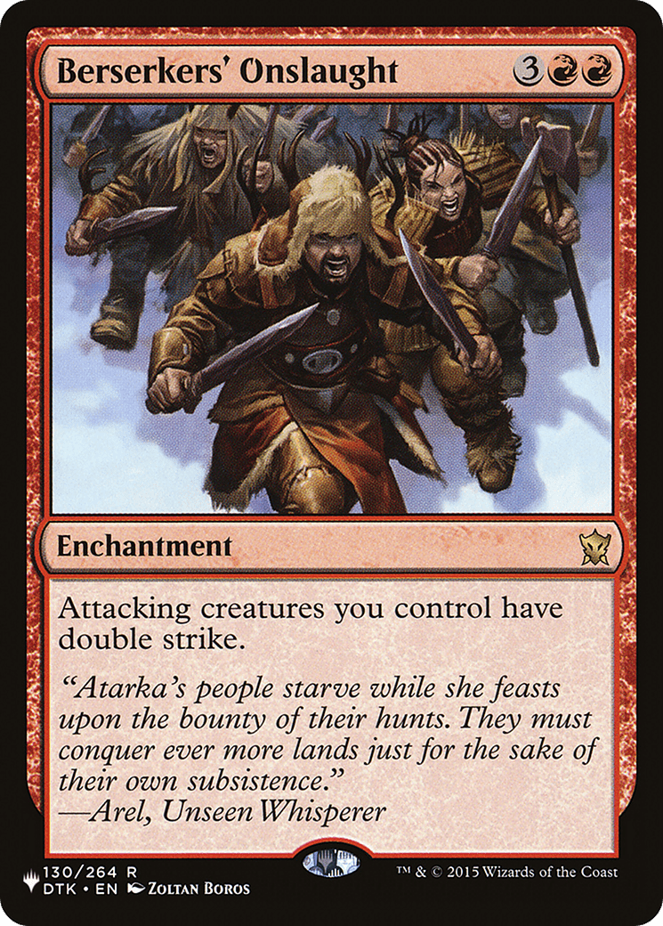 Berserkers' Onslaught [The List] - Card Brawlers