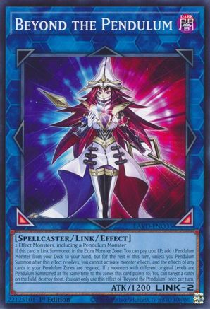 Beyond the Pendulum (LAVD-ENO35) - Legendary Arc-V Decks 1st Edition - Card Brawlers