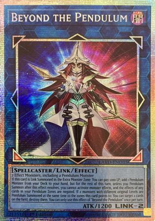 Beyond the Pendulum (Starlight Rare) (LAVD-ENO35) - Legendary Arc-V Decks 1st Edition - Card Brawlers