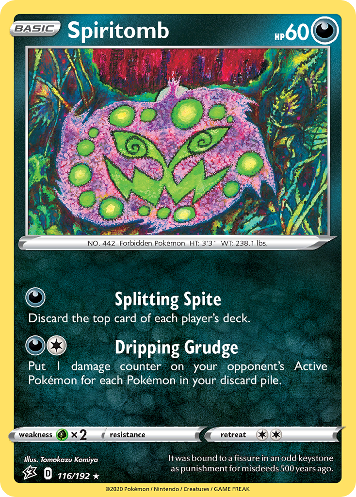 Spiritomb (116/192) [Sword & Shield: Rebel Clash] - Pokémon - Card Brawlers | Quebec | Canada |