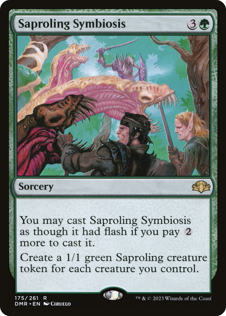 Saproling Symbiosis [Dominaria Remastered] - Magic: The Gathering - Card Brawlers | Quebec | Canada |