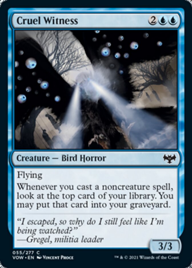 Cruel Witness [Innistrad: Crimson Vow] - Magic: The Gathering - Card Brawlers | Quebec | Canada |